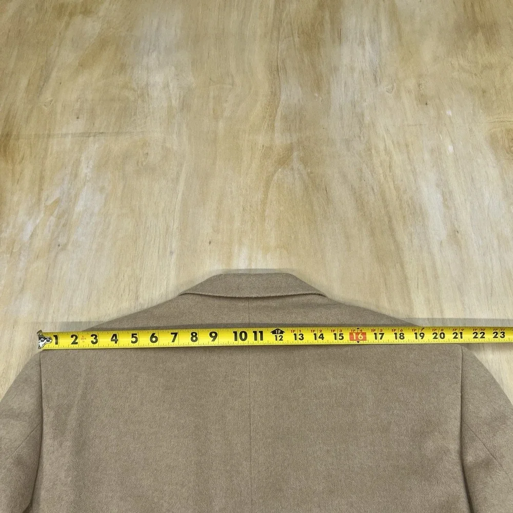 John W. Nordstrom Camel Hair Blazer Jacket Sport Coat Mens 44L Long Khaki